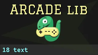 Python Arcade library - 18