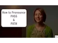 Download Lagu Learn to pronounce PASS and PATH /pɑs \u0026 pɑθ/ - American English Pronunciation Lesson #learnenglish