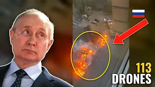 Ukraine Just Sent 113 Drones at Voronezh — Rubber Plant and Aircraft Factory HIT