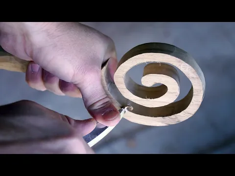 Carving the Infamous Spiral Spoon