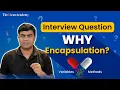 Java Interview Question WHY Encapsulation Hindi By Kiran Sir