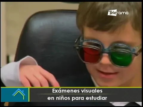 Exámenes visuales en niños para estudiar 