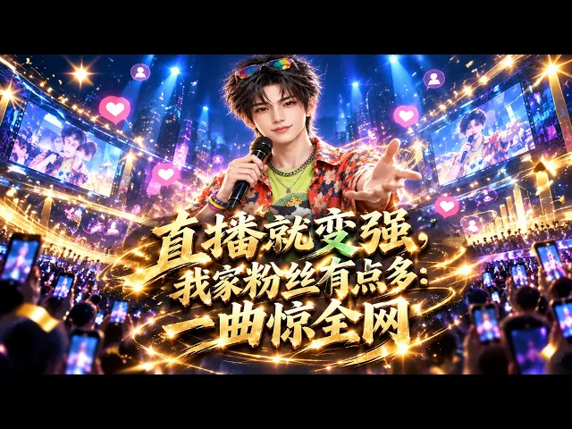 直播就变强,我家粉丝有点多:一曲惊全网