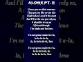Download Lagu Alan Walker \u0026 Ava max - Alone Pt. II (lyrics) #alanwalker #avamax #alonept2 #lyrics