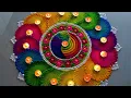 Lagu #1781 Satisfying video | Diwali rangoli designs | Navratri rangoli design | Sand art