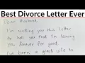Wife Demands Divorce In Letter,Husband's Brilliant Reply Makes Her Regret Every Word|Revenge Lessons