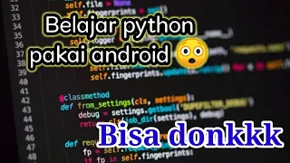 Tutorial python pakai android