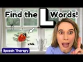 Where s the L Word Speech Therapy Fun with the L Sound for Kids