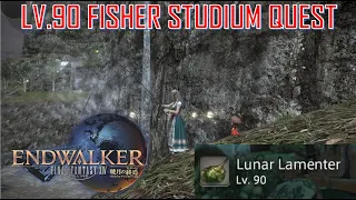 Final Fantasy XIV - Level 90 Fisher Studium Quest Lunar Lamenter
