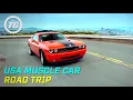 USA Muscle Car Road Trip Part 1 Drag Racing in Reno Top Gear BBC