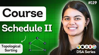 Course Schedule II Problem using Graph Topological Sort