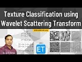 Texture Classification using Wavelet Scattering Transform with MATLAB Code