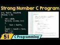 Special Programs in C Check If The Number Is Strong Number