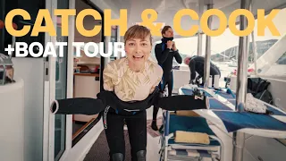 DIVING FOR WILD SEA SCALLOPS (catch, cook & boat tour)