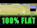 I made a super flat world in Terraria