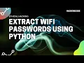 Extract WIFI passwords From a PC using python