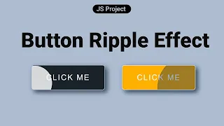 Add Button Ripple Effect with HTML CSS JS Interactive UI Tutorial MZCode01