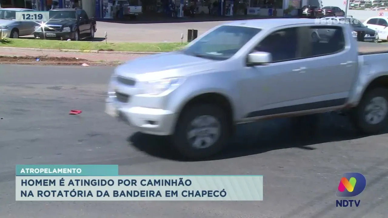 Acidentes no Oeste: batida de frente mata uma pessoa em Água Doce, homem é atropelado em Chapecó
