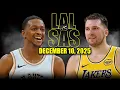 Los Angeles Lakers vs San Antonio Spurs Full Game Highlights – December 10, 2025 | NBA Season