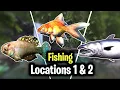 Skyrim A E - Fishing Locations for Challenges 1 2