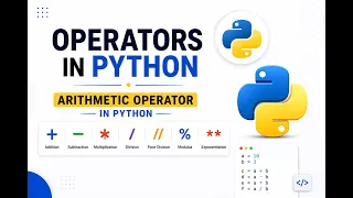 Python Operators Explained Operators in Python Arithmetic Operators in Python Python Tutorial