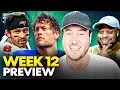 NFL Week 12 BOLD Predictions KEY Matchups Chiefs Are DESPERATE Caleb Williams Top-10 QB