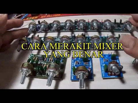 Download MP3 Cara benar merakit mixer lebih dari 4 chanel langsung di test