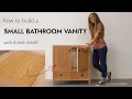 How to Build a Simple Bathroom Vanity with Fluted Detail