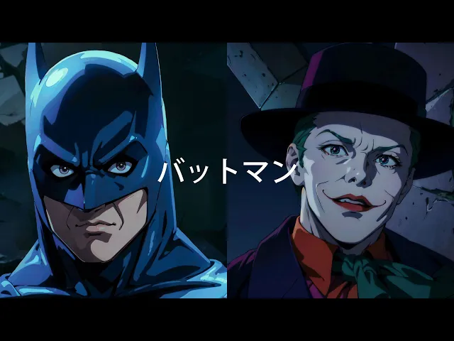 Batman 1989 as a Japanese Anime