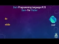 13 Dart-Programming in hindi do While loop Control Statements Dart - For Flutter