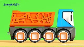 Dug and Tuck. Excavator and Truck. Who is the best helper at the build site?