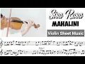 Download Lagu Sisa Rasa - Mahalini [Violin Sheet Music]