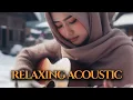 Download Lagu Soulful Acoustic Guitar Melodies by a Hijab-Wearing Musician in a Cozy Room for Peaceful Moments