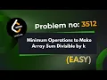 Minimum Operations to Make Array Sum Divisible by K Leetcode 3512 Explanation With Code Java