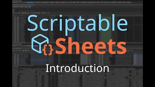 Scriptable Sheets Introduction