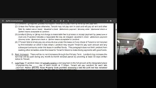 CONTRACTS MASTER CLASS WITH DON LEONARD-THE TXR 2001 THE RESIDENTIAL LEASE