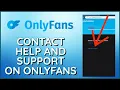 How to Contact Help and Support on Onlyfans Access Support on Onlyfans