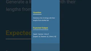Python Interview Questions List Comprehension 13
