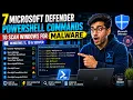 7 Microsoft Defender PowerShell Commands to Scan Windows for Malware Windows 11 10 Server
