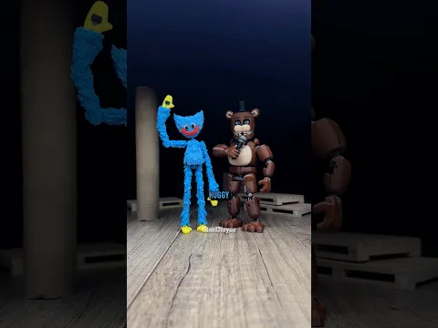 Huggy Wuggy or Withered Freddy… #actionfigures #t13 #dummy #titan13 #figure #huggywuggy #toys