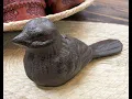 Cast Iron Metal Art Bird Door Stop 7IMDSAV