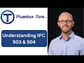 Understanding International Plumbing Code 503 and 504