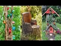 37 Great Ideas With Tree Trunks That Will Originaly Upgrade Your Garden DIY Gardening