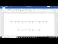 How to Create Number Line in Microsoft Word