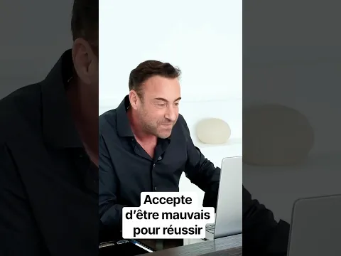 Accepte d’être mauvais au début de toute nouvelle expérience #entrepreneuriat #motivation ￼