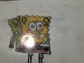homemade SpongeBob animation cel