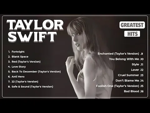 Download MP3 The Tortured Poets Department taylor swift album 2024 - Taylor Swift Greatest Hits Full Album 2024
