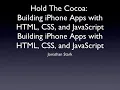 Build Native iPhone Apps with HTML CSS JavaScript and PhoneGap