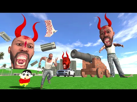 Video Thumbnail: Big Head Devil Franklin Eat Franklin City in Indian Bike Driving 3D: