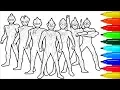 Ultraman Wallpaper Coloring Pages Colouring Pages For Kids
